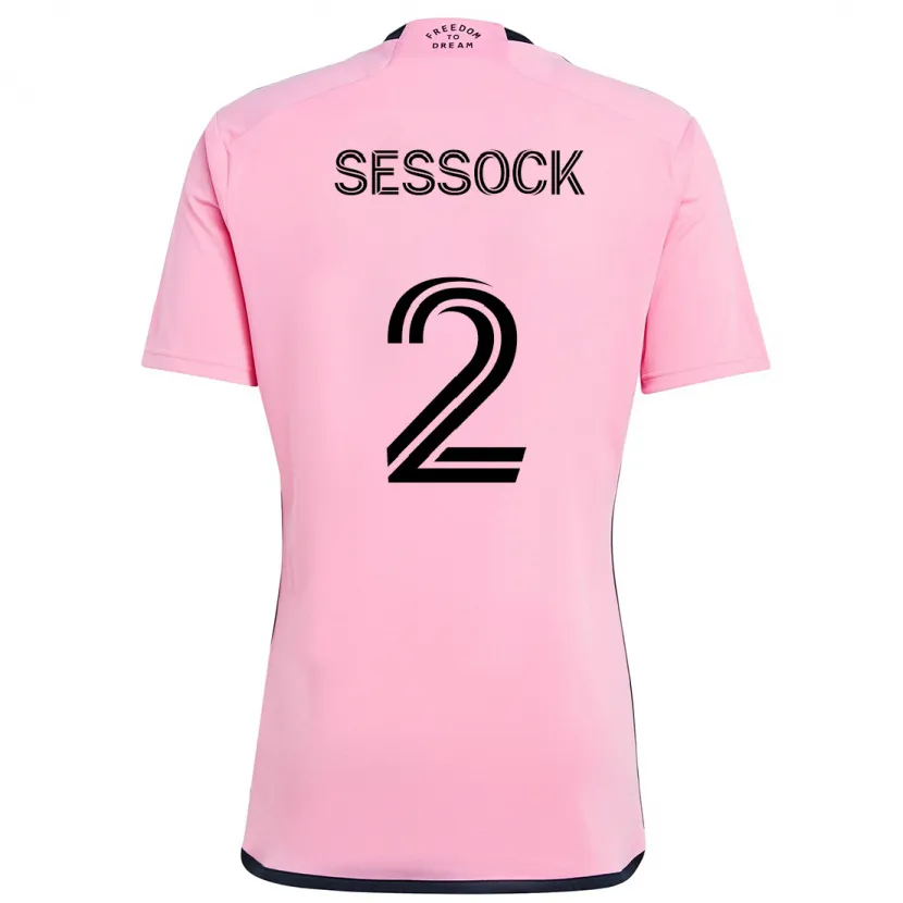 Danxen Men Nykolas Sessock #2 Pink Home Jersey 2024/25 T-Shirt