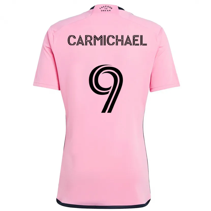 Danxen Men Ryan Carmichael #9 Pink Home Jersey 2024/25 T-Shirt