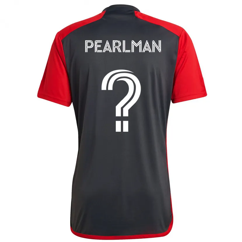 Danxen Men Adam Pearlman #0 Grayn Red Home Jersey 2024/25 T-Shirt