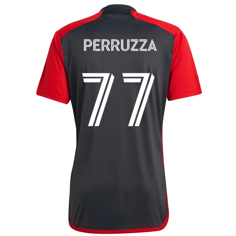 Danxen Men Jordan Perruzza #77 Grayn Red Home Jersey 2024/25 T-Shirt