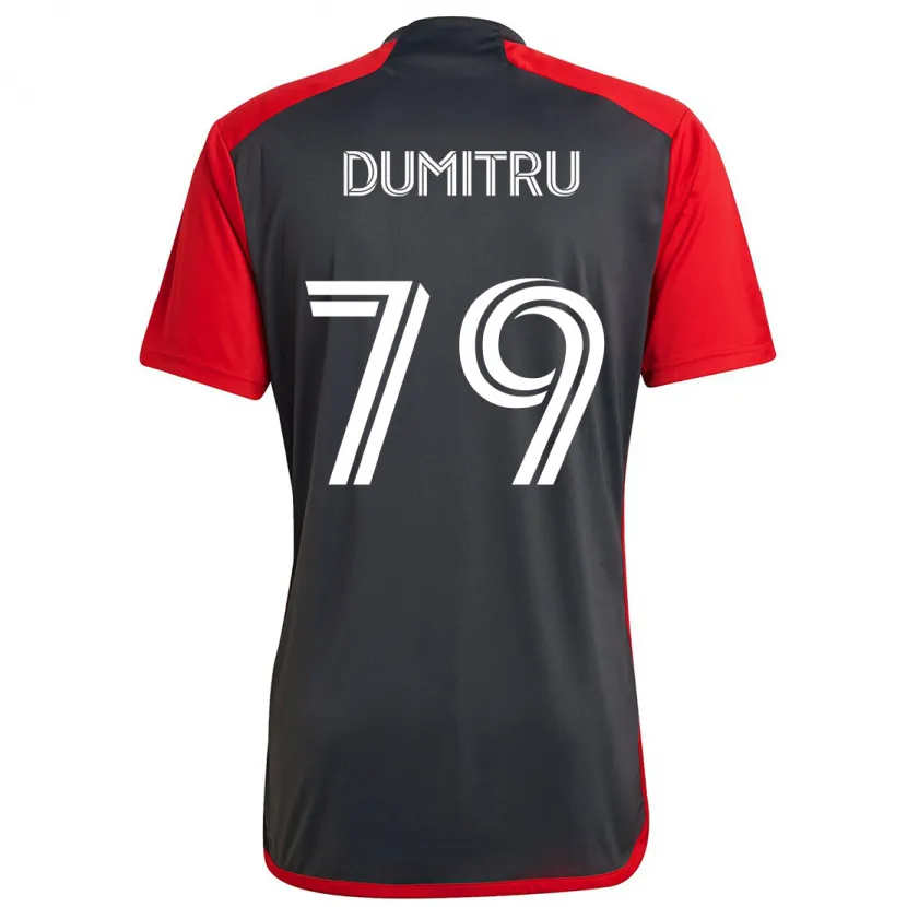 Danxen Men Andrei Dumitru #79 Grayn Red Home Jersey 2024/25 T-Shirt