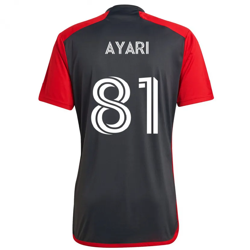 Danxen Men Hassan Ayari #81 Grayn Red Home Jersey 2024/25 T-Shirt