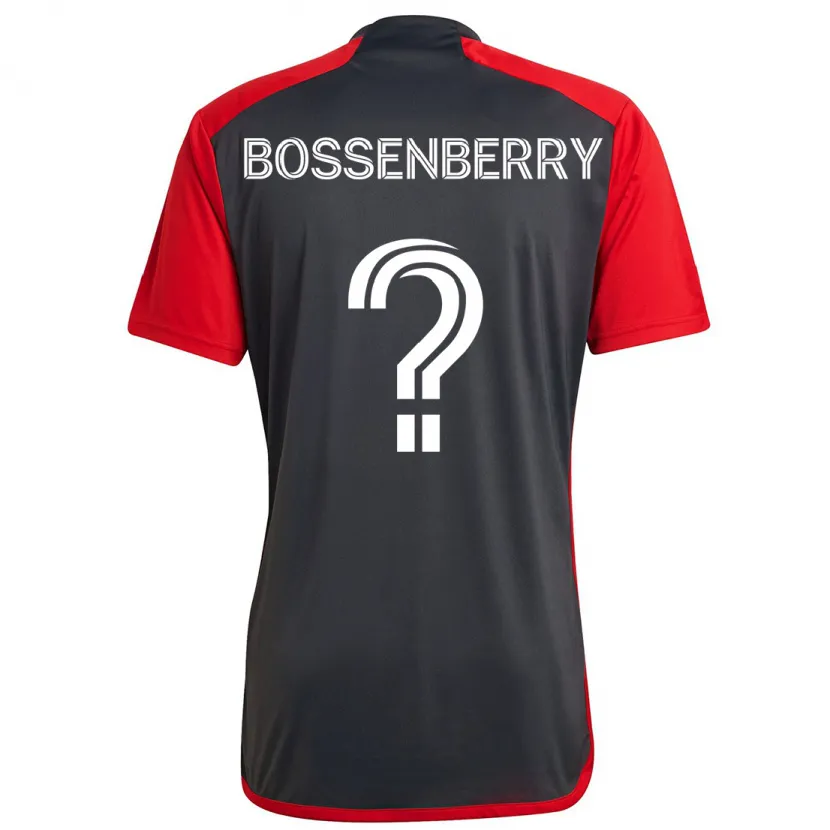 Danxen Men Antone Bossenberry #0 Grayn Red Home Jersey 2024/25 T-Shirt