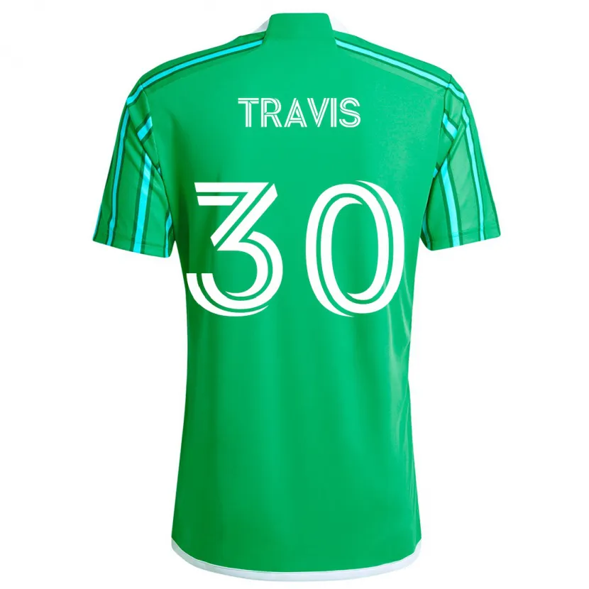 Danxen Men Riley Travis #30 Green White Home Jersey 2024/25 T-Shirt