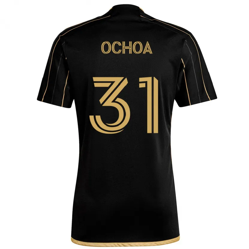 Danxen Men David Ochoa #31 Black Gold Home Jersey 2024/25 T-Shirt