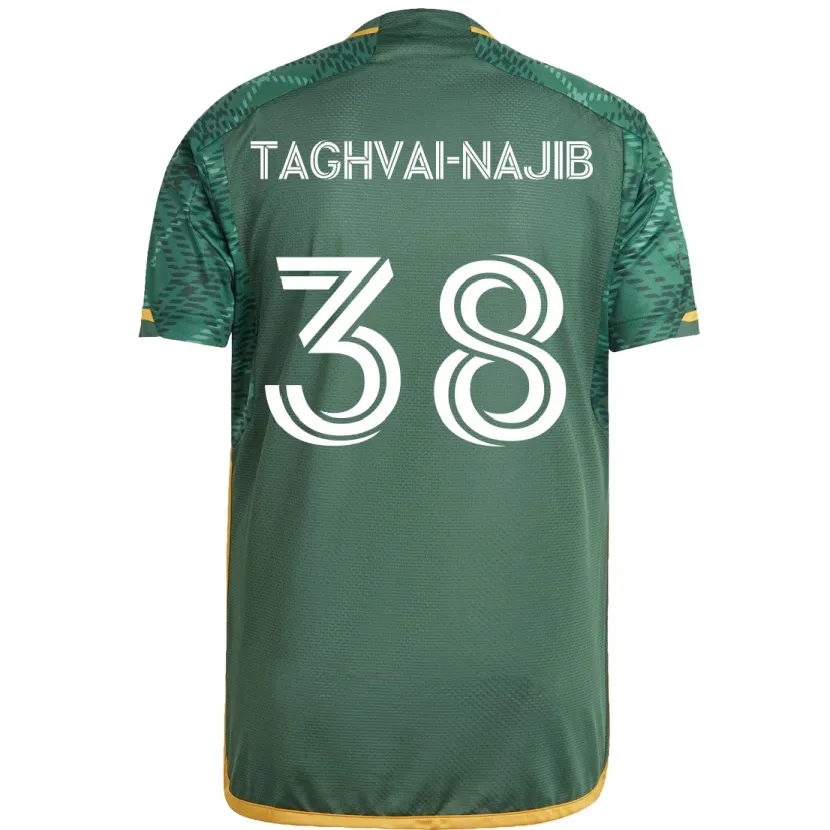 Danxen Men Braxton Taghvai-Najib #38 Green Orange Home Jersey 2024/25 T-Shirt