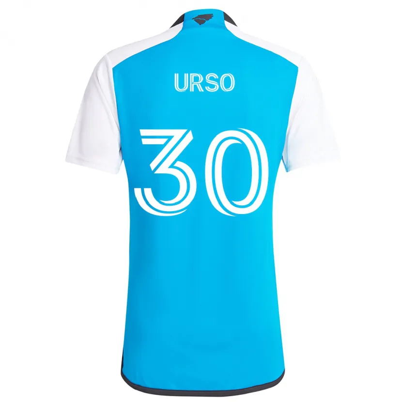 Danxen Men Júnior Urso #30 Blue White Home Jersey 2024/25 T-Shirt