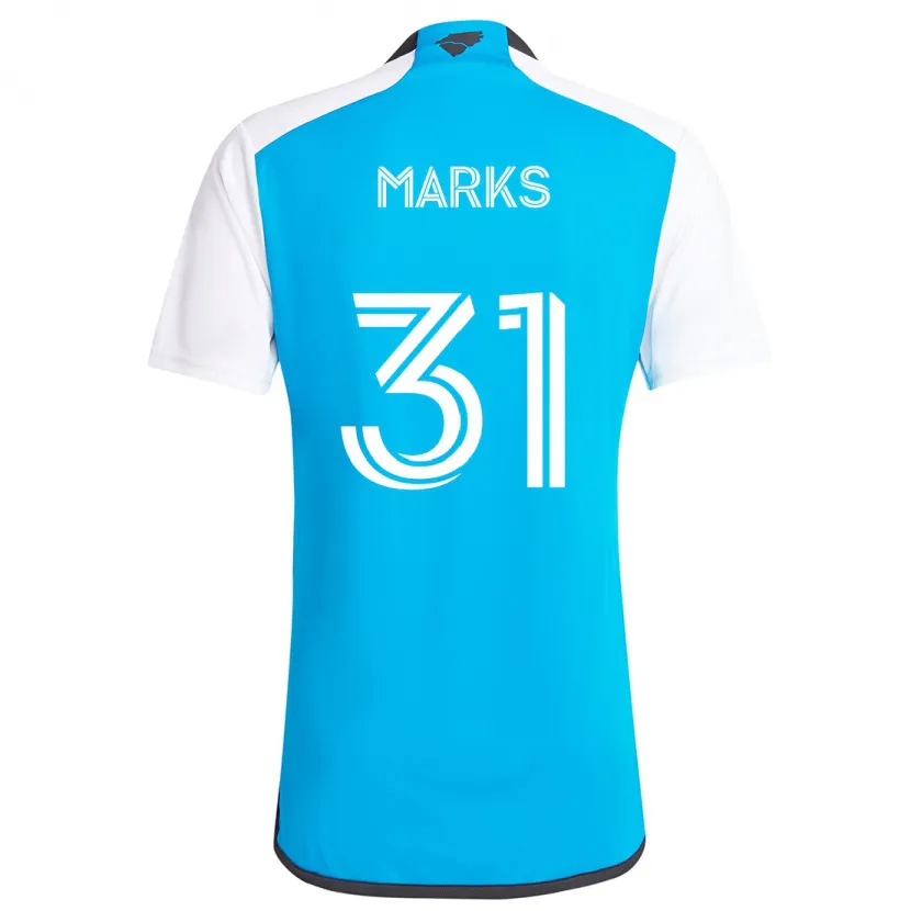 Danxen Men George Marks #31 Blue White Home Jersey 2024/25 T-Shirt