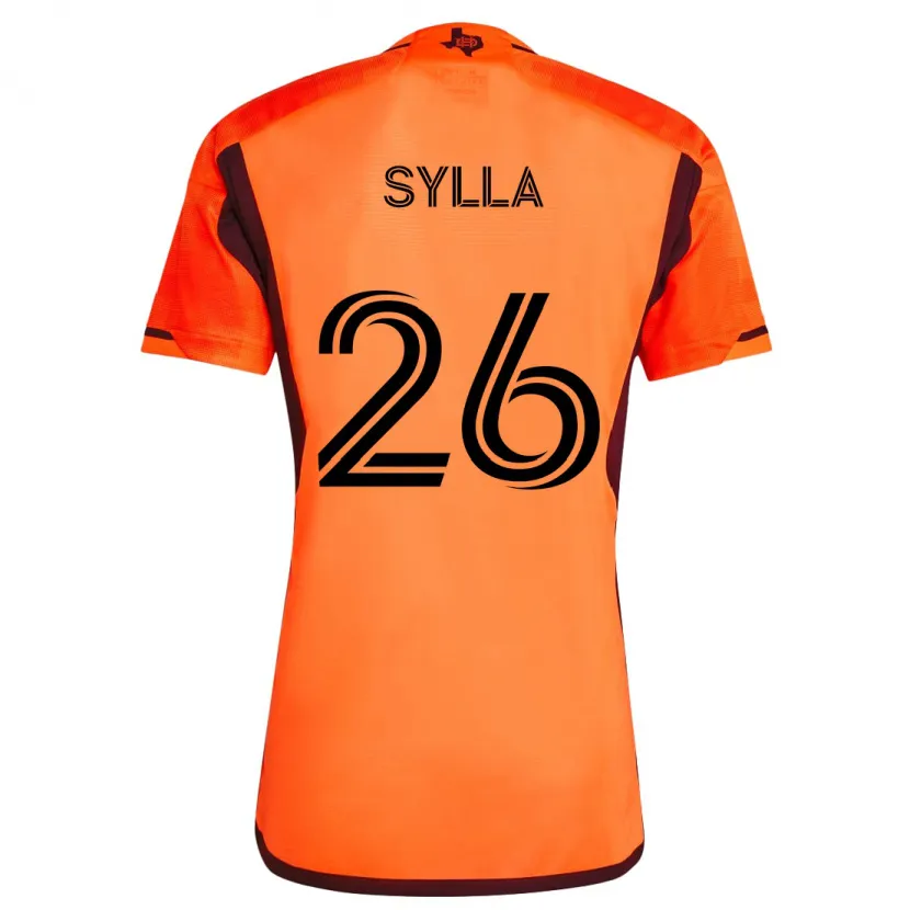 Danxen Men Ousmane Sylla #26 Orange Black Home Jersey 2024/25 T-Shirt