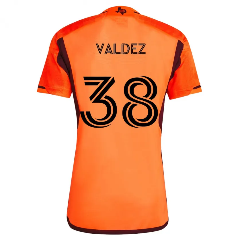 Danxen Men Xavier Valdez #38 Orange Black Home Jersey 2024/25 T-Shirt