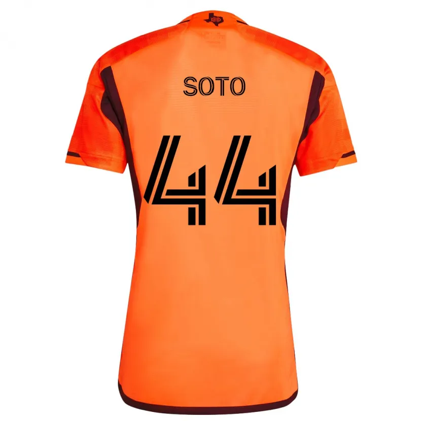 Danxen Men Ezekiel Soto #44 Orange Black Home Jersey 2024/25 T-Shirt