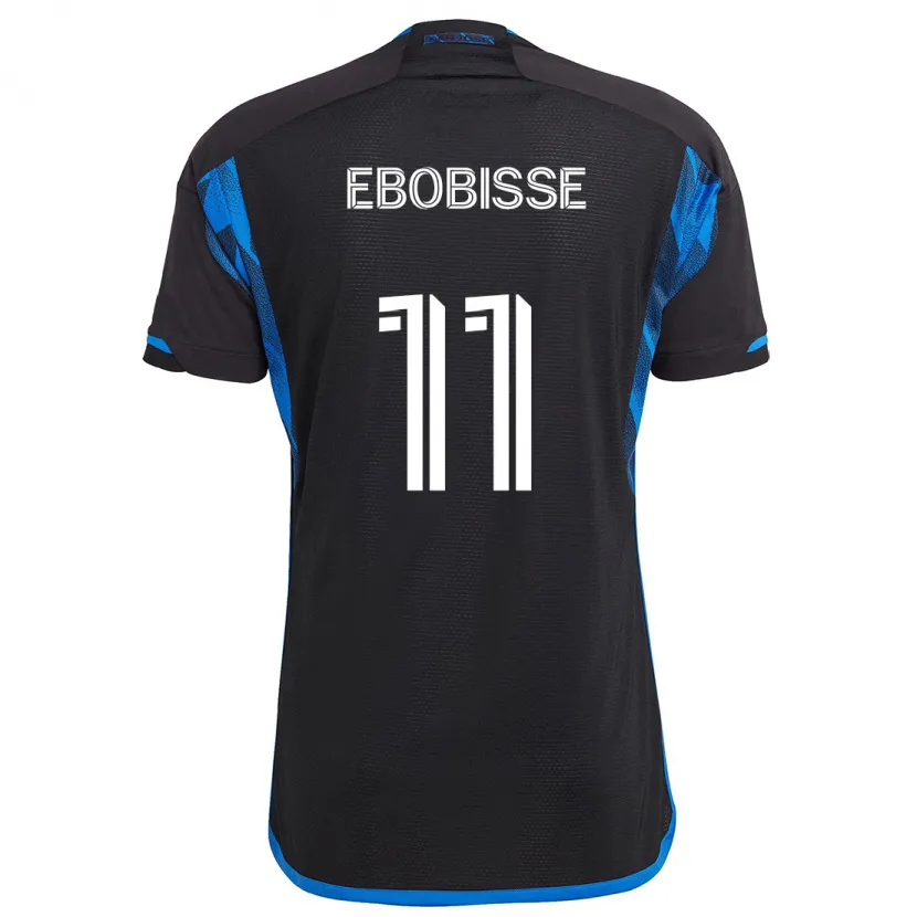 Danxen Men Jeremy Ebobisse #11 Blue Black Home Jersey 2024/25 T-Shirt