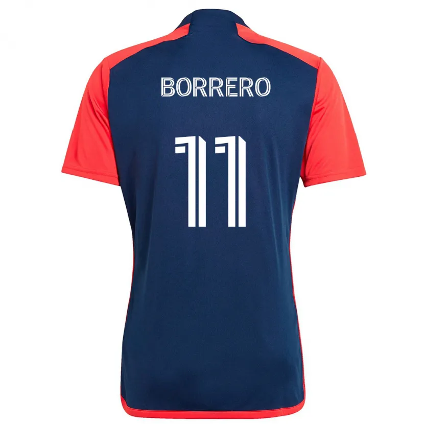 Danxen Men Dylan Borrero #11 Blue Red Home Jersey 2024/25 T-Shirt