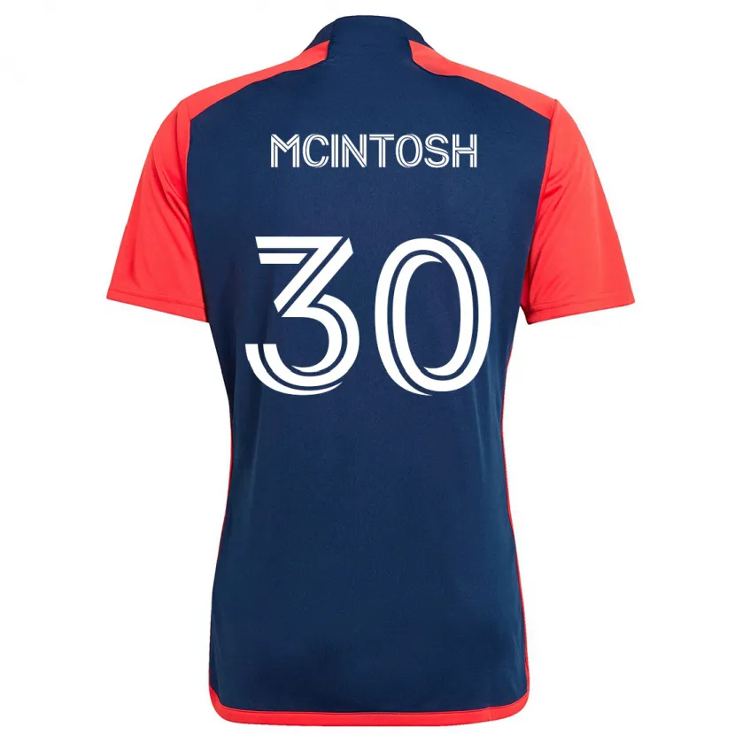 Danxen Men Damario Mcintosh #30 Blue Red Home Jersey 2024/25 T-Shirt