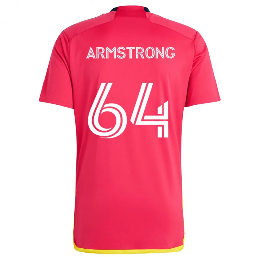 Danxen Men Dida Armstrong #64 Red Blue Home Jersey 2024/25 T-Shirt