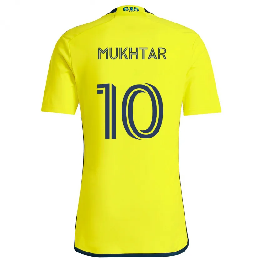 Danxen Men Hany Mukhtar #10 Yellow Blue Home Jersey 2024/25 T-Shirt