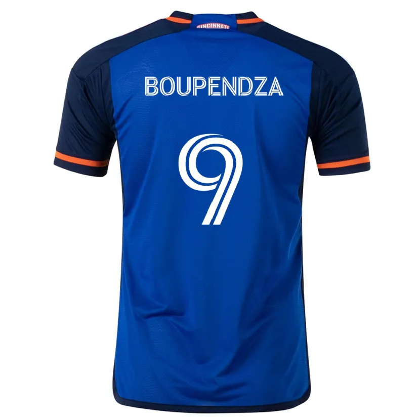 Danxen Men Aaron Boupendza #9 Blue White Home Jersey 2024/25 T-Shirt