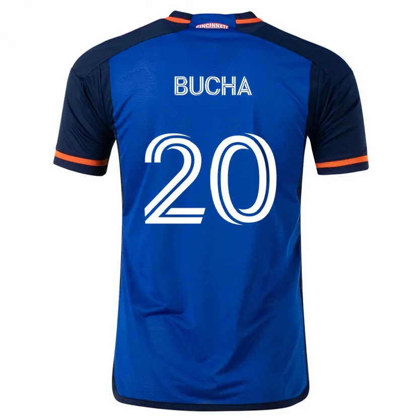 Danxen Men Pavel Bucha #20 Blue White Home Jersey 2024/25 T-Shirt