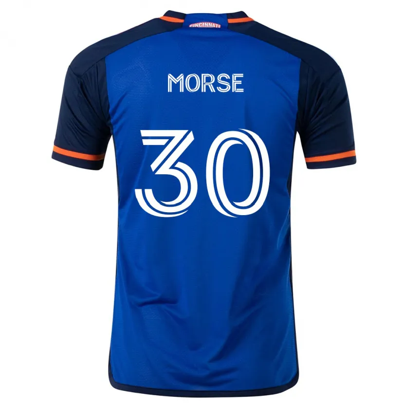 Danxen Men Hunter Morse #30 Blue White Home Jersey 2024/25 T-Shirt