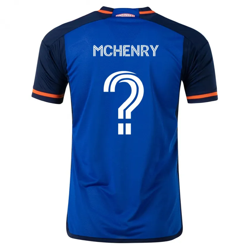 Danxen Men Nicholas Mchenry #0 Blue White Home Jersey 2024/25 T-Shirt