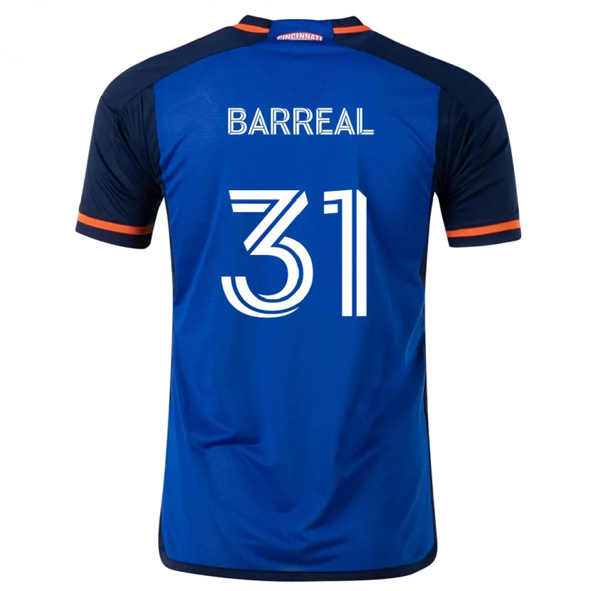 Danxen Men Álvaro Barreal #31 Blue White Home Jersey 2024/25 T-Shirt