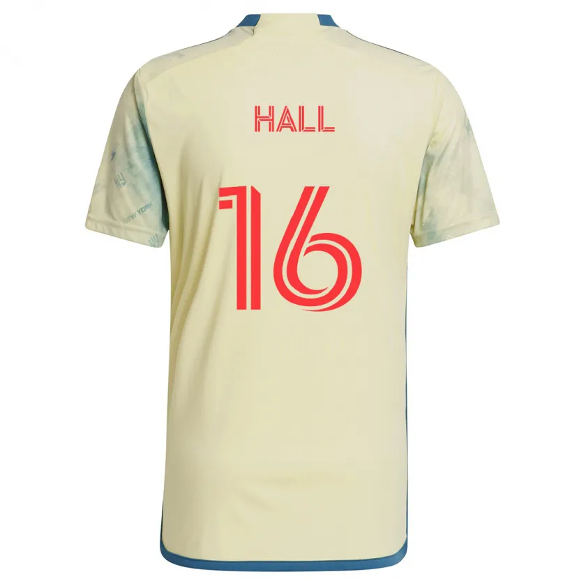 Danxen Men Julian Hall #16 Yellow Red Blue Home Jersey 2024/25 T-Shirt