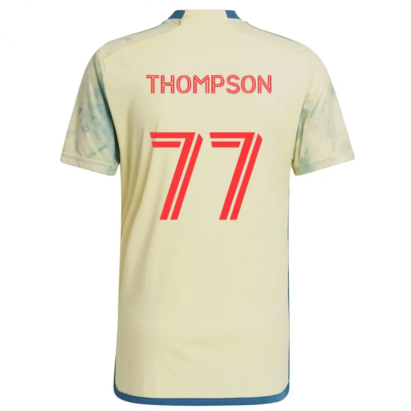 Danxen Men Amos Shapiro-Thompson #77 Yellow Red Blue Home Jersey 2024/25 T-Shirt