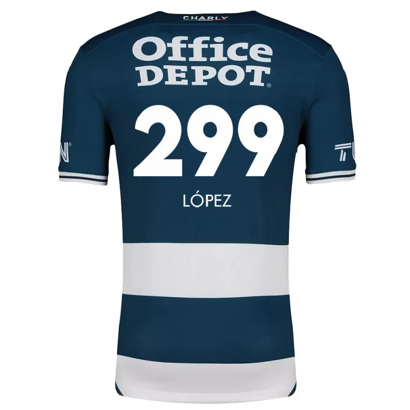 Danxen Men Santiago López #299 Blue White Home Jersey 2024/25 T-Shirt