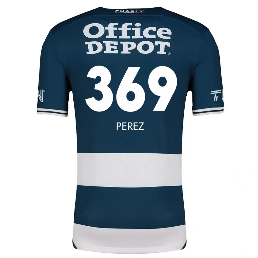 Danxen Men Santiago Pérez #369 Blue White Home Jersey 2024/25 T-Shirt