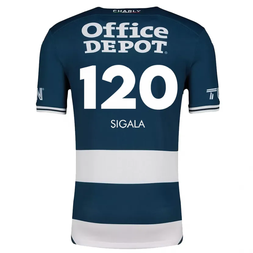 Danxen Men Juan Sigala #120 Blue White Home Jersey 2024/25 T-Shirt