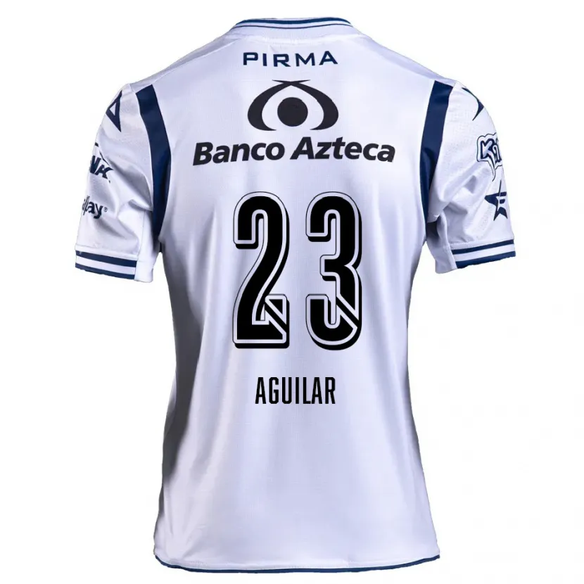 Danxen Men Daniel Aguilar #23 White Navy Blue Home Jersey 2024/25 T-Shirt