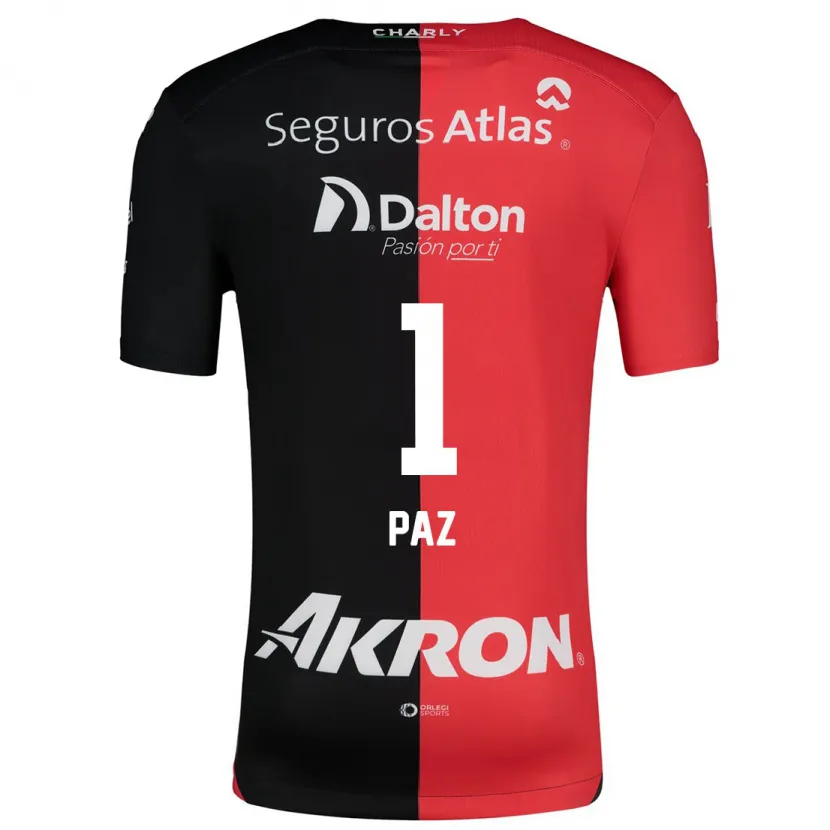 Danxen Men Ana Gabriela Paz #1 Red Black Home Jersey 2024/25 T-Shirt