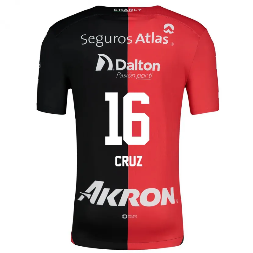 Danxen Men Daniela Cruz #16 Red Black Home Jersey 2024/25 T-Shirt