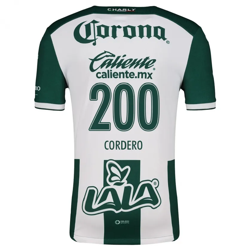 Danxen Men Mario Cordero #200 Green White Home Jersey 2024/25 T-Shirt