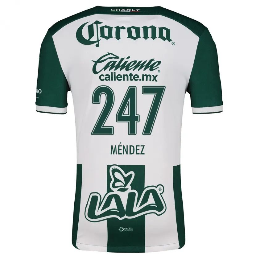 Danxen Men Owen Méndez #247 Green White Home Jersey 2024/25 T-Shirt