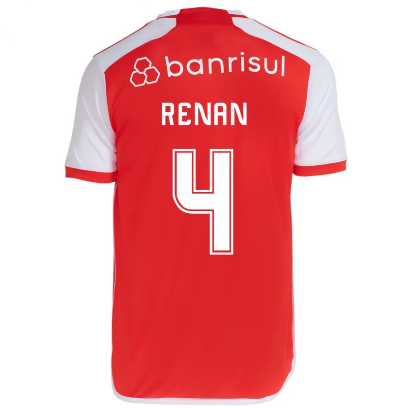 Danxen Men Robert Renan #4 Red White Home Jersey 2024/25 T-Shirt