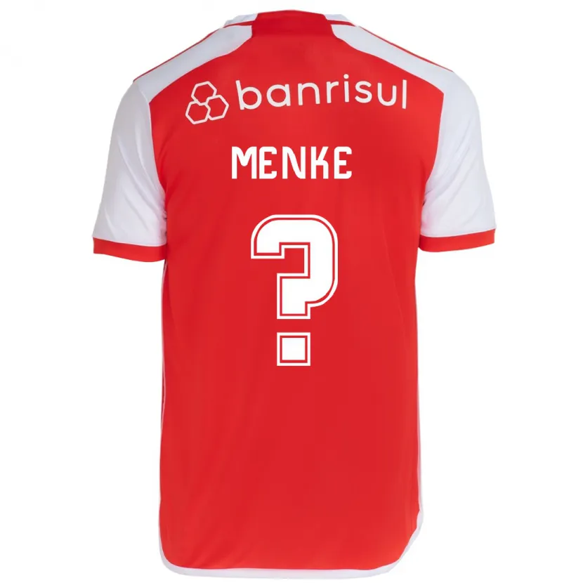 Danxen Men Henrique Menke #0 Red White Home Jersey 2024/25 T-Shirt