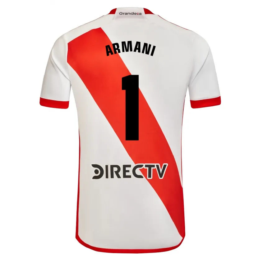 Danxen Men Franco Armani #1 White Red Home Jersey 2024/25 T-Shirt