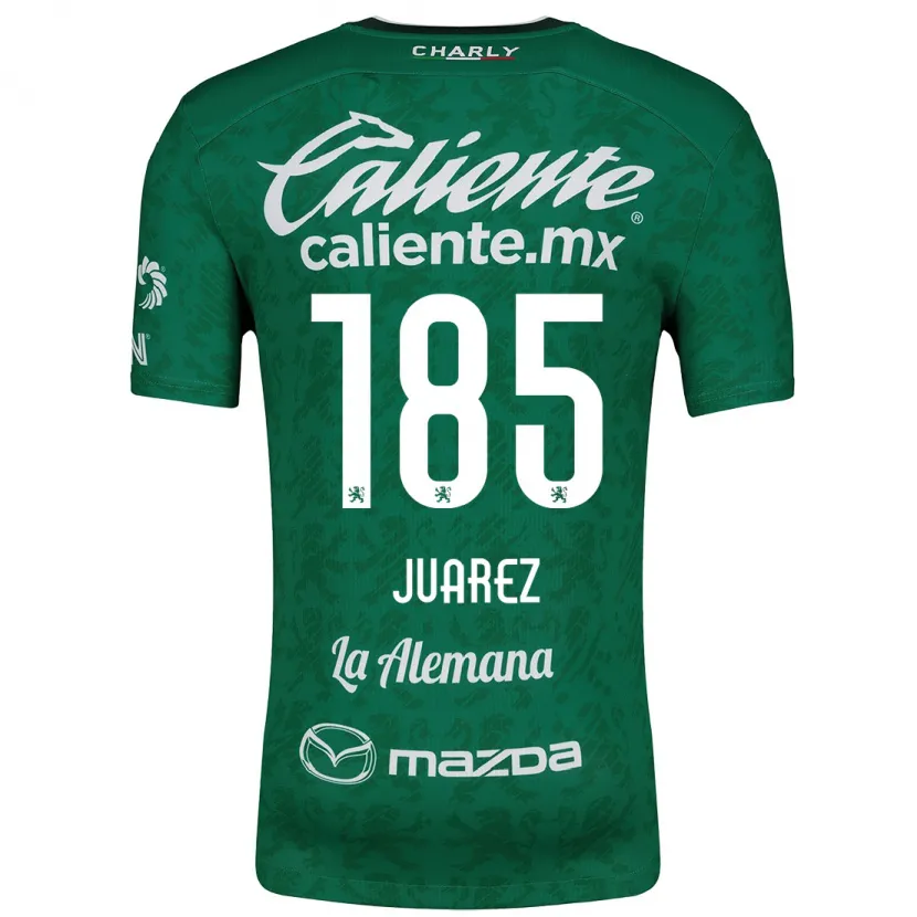 Danxen Men Moisés Juárez #185 Green White Home Jersey 2024/25 T-Shirt