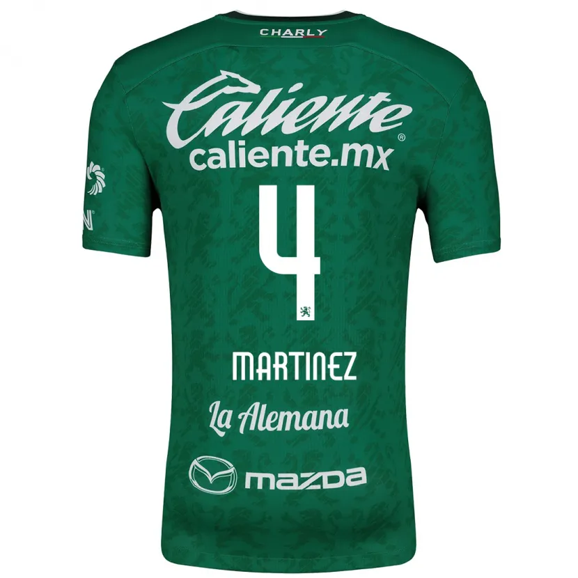 Danxen Men Mitzi Martínez #4 Green White Home Jersey 2024/25 T-Shirt