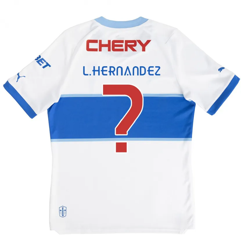 Danxen Men Luis Felipe Hernández #0 White Blue Home Jersey 2024/25 T-Shirt