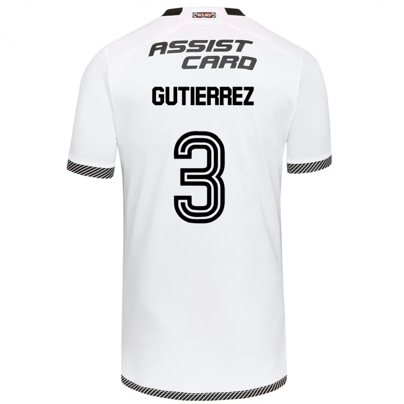 Danxen Men Daniel Gutiérrez #3 White Black Home Jersey 2024/25 T-Shirt