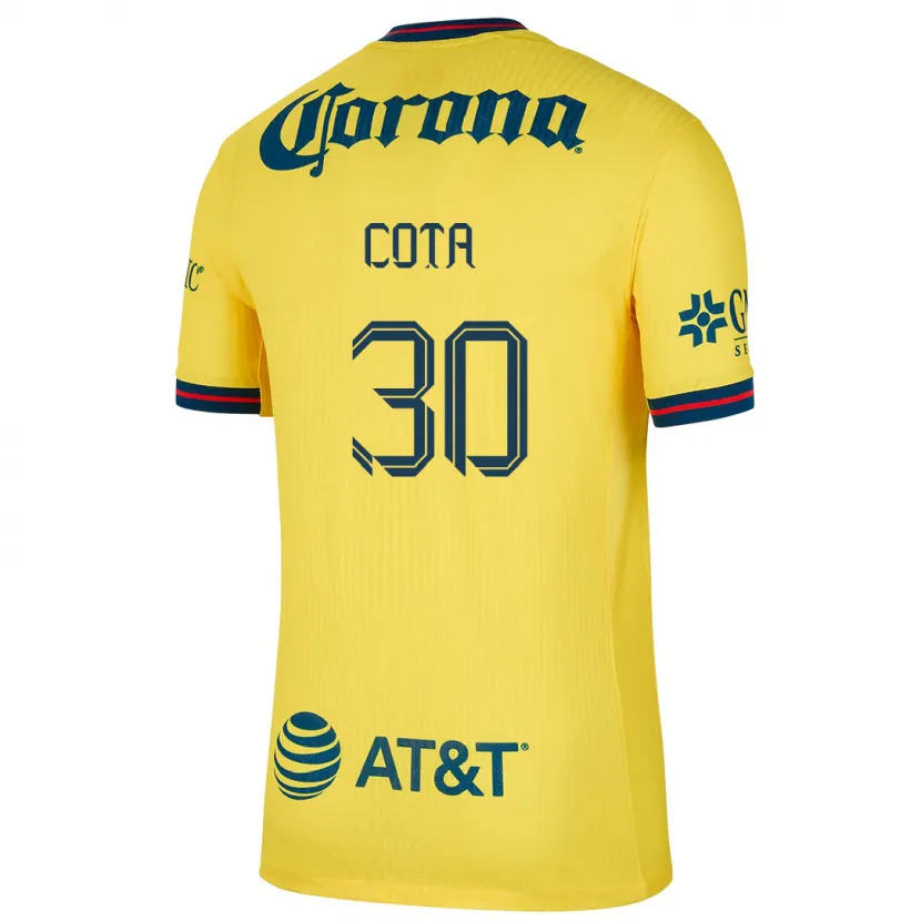 Danxen Men Rodolfo Cota #30 Yellow Blue Home Jersey 2024/25 T-Shirt