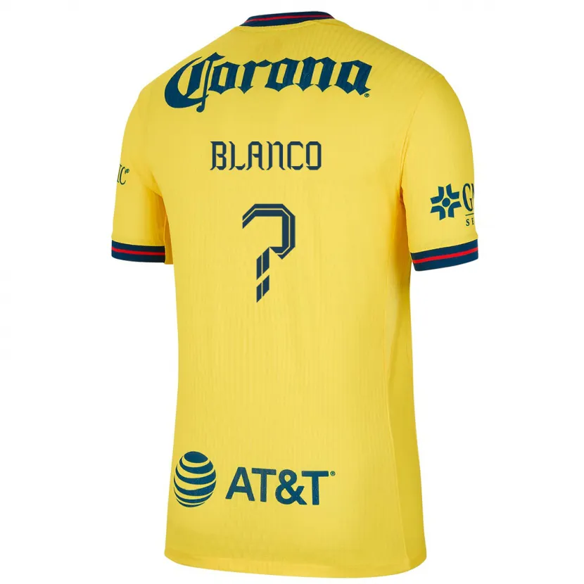 Danxen Men Lionel Blanco #0 Yellow Blue Home Jersey 2024/25 T-Shirt