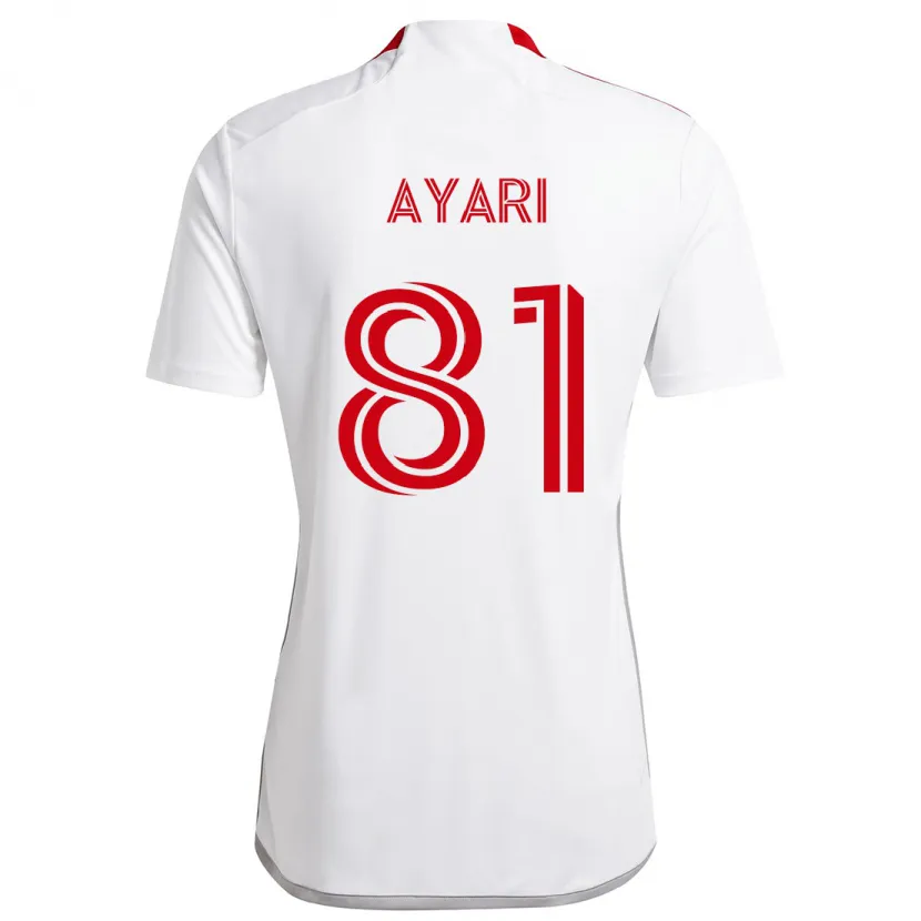 Danxen Men Hassan Ayari #81 White Red Away Jersey 2024/25 T-Shirt