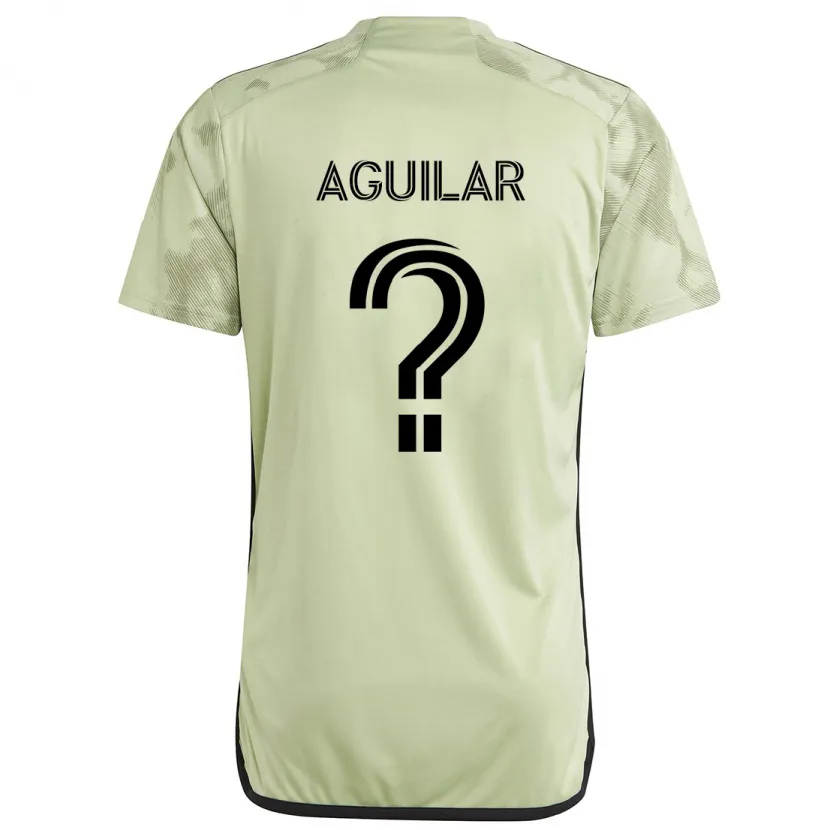 Danxen Men Adrián Aguilar #0 Light Green Away Jersey 2024/25 T-Shirt