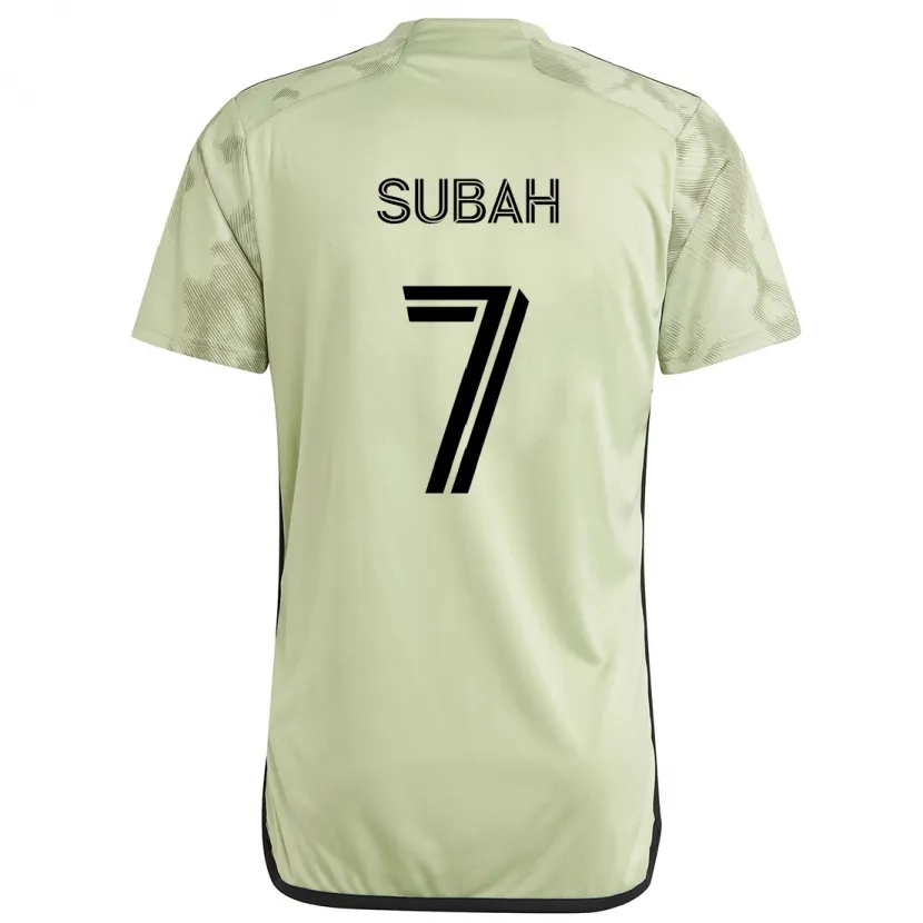 Danxen Men Yekeson Subah #7 Light Green Away Jersey 2024/25 T-Shirt