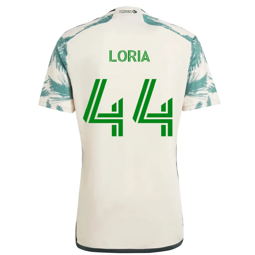 Danxen Men Marvin Loría #44 Beige Brown Away Jersey 2024/25 T-Shirt