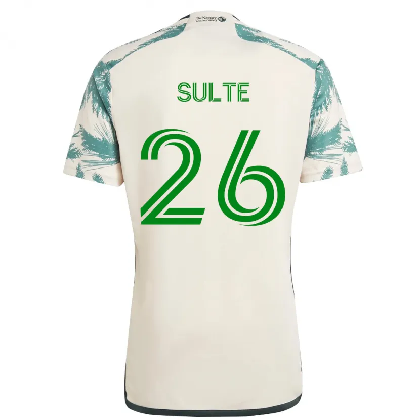 Danxen Men Hunter Sulte #26 Beige Brown Away Jersey 2024/25 T-Shirt