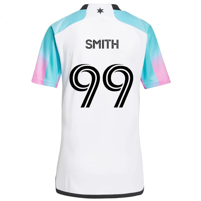 Danxen Men Jordan Adebayo-Smith #99 White Blue Black Away Jersey 2024/25 T-Shirt